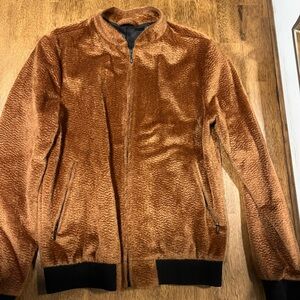 Top Man Faux Fur Bomber Jacket XS for chest 34-36"